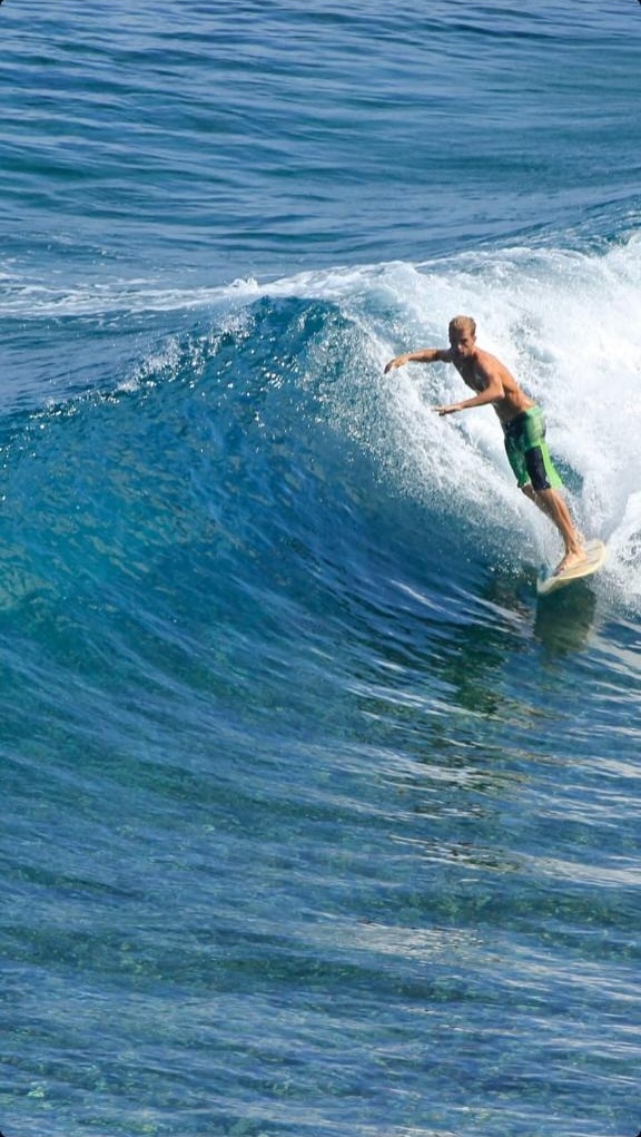 Surfing at Playa Grande